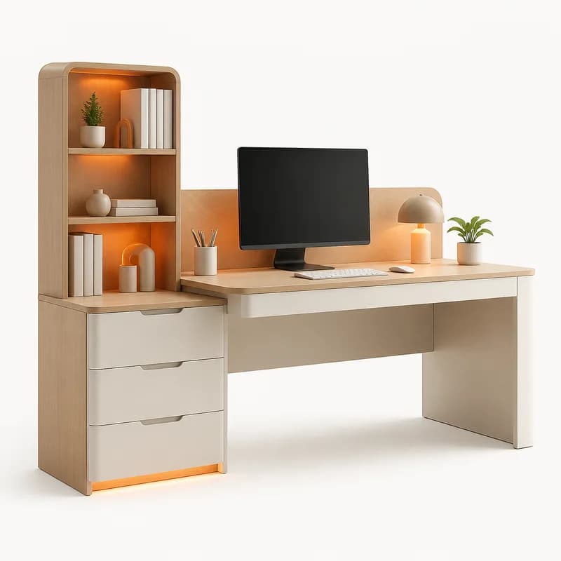 طاولات دراسة وحاسوب