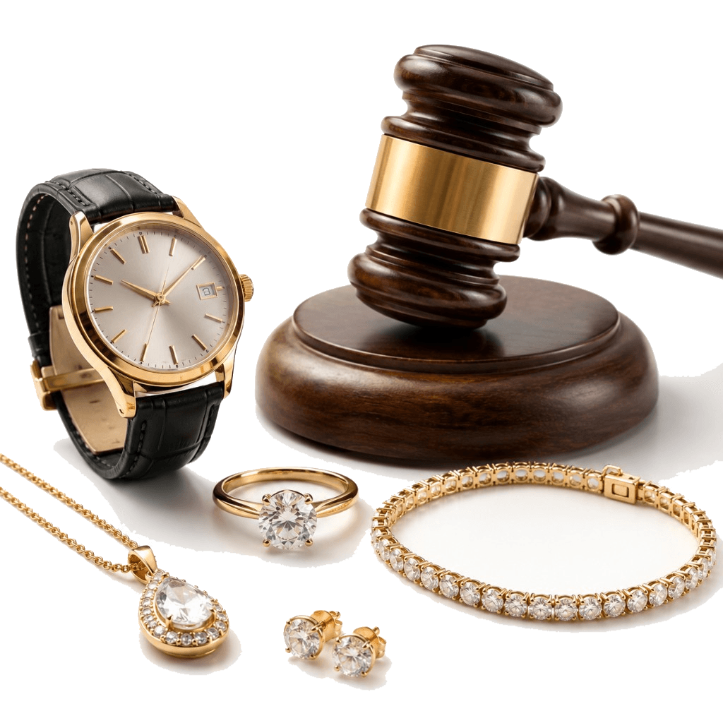 مزادات الساعات والمجوهرات